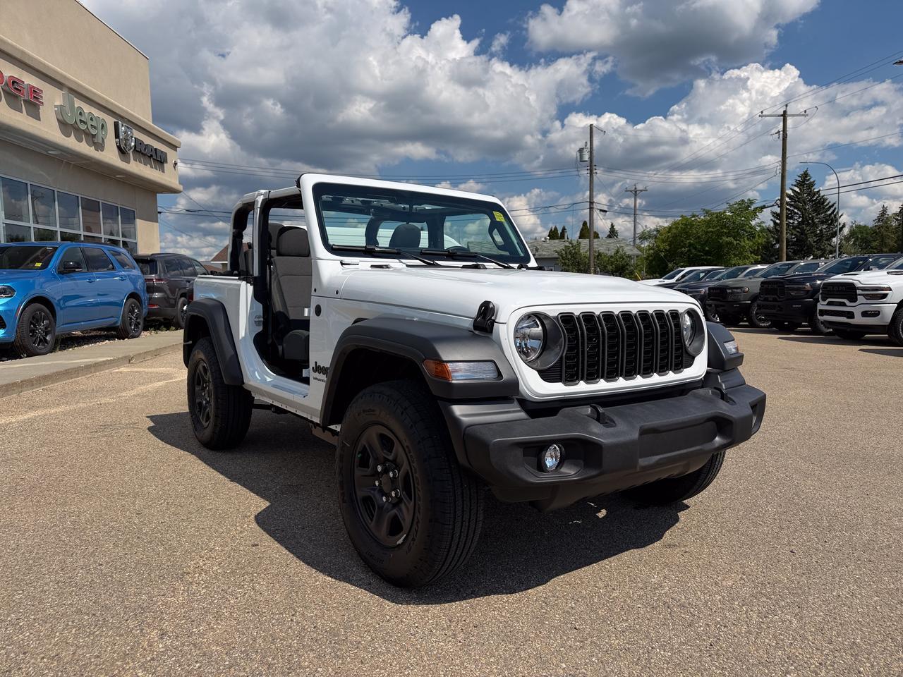 2026 Jeep Wrangler Sport 4x4 | 2L Turbo | 3 Piece Hardtop | Backup Camera | 17IN Black Wheels | 2 Door Redwater AB
