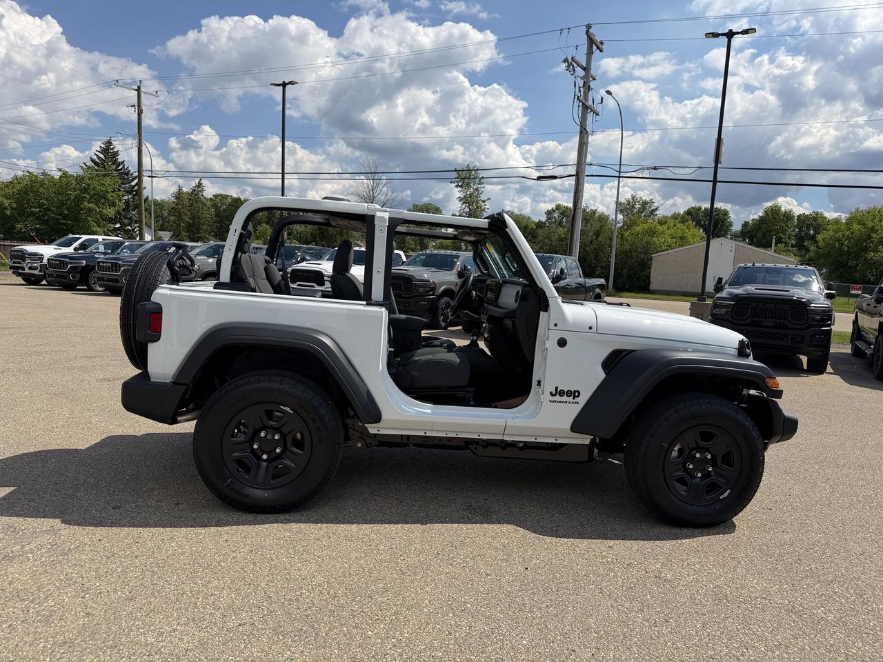 2026 Jeep Wrangler Sport 4x4 | 2L Turbo | 3 Piece Hardtop | Backup Camera | 17IN Black Wheels | 2 Door Redwater AB