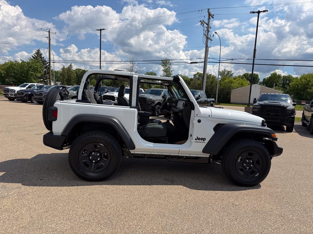 2026 Jeep Wrangler Sport 4x4 | 2L Turbo | 3 Piece Hardtop | Backup Camera | 17IN Black Wheels | 2 Door Redwater AB