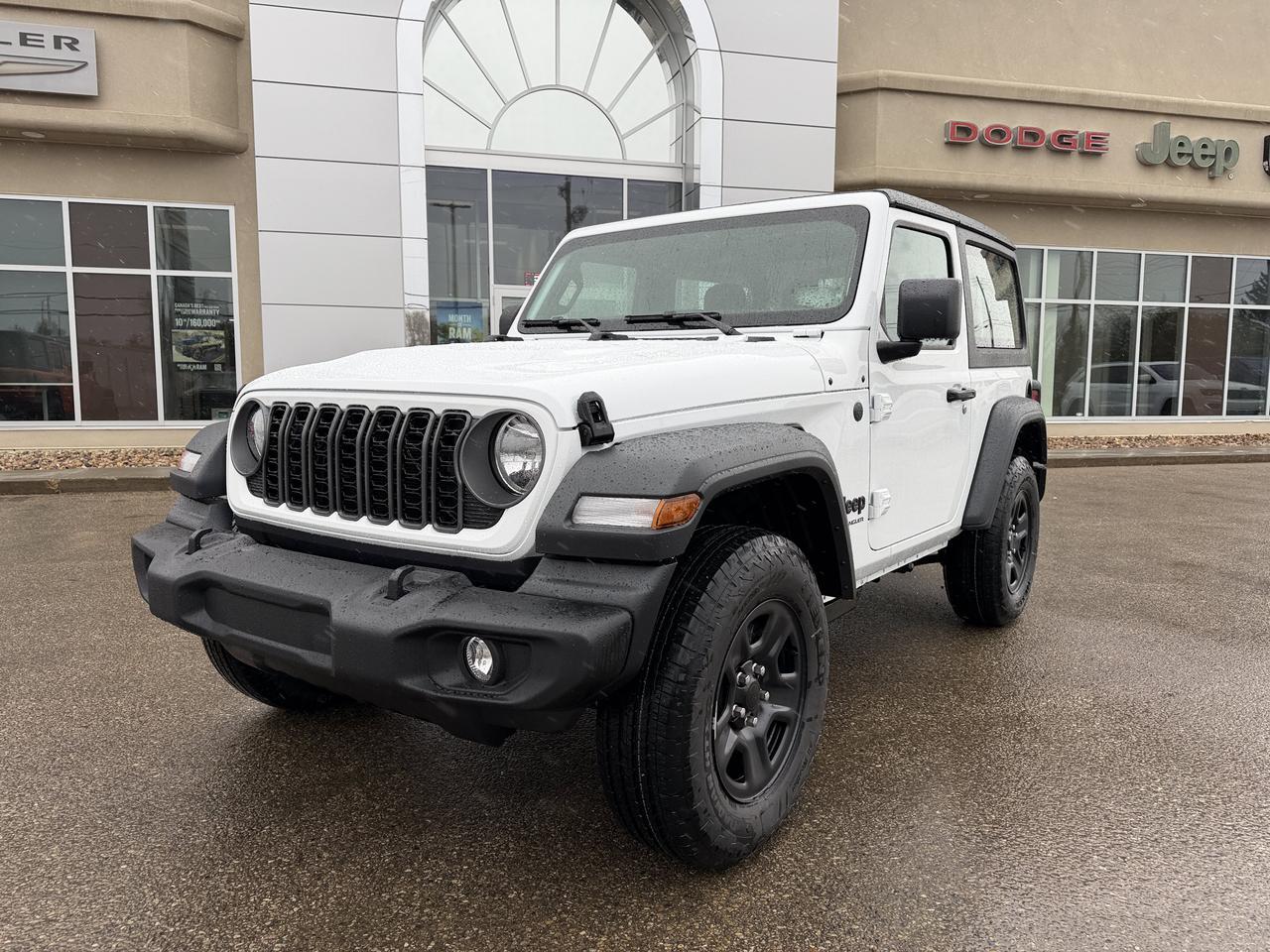 2026 Jeep Wrangler Sport 4x4 | 2L Turbo | 3 Piece Hardtop | Backup Camera | 17IN Black Wheels | 2 Door Redwater AB