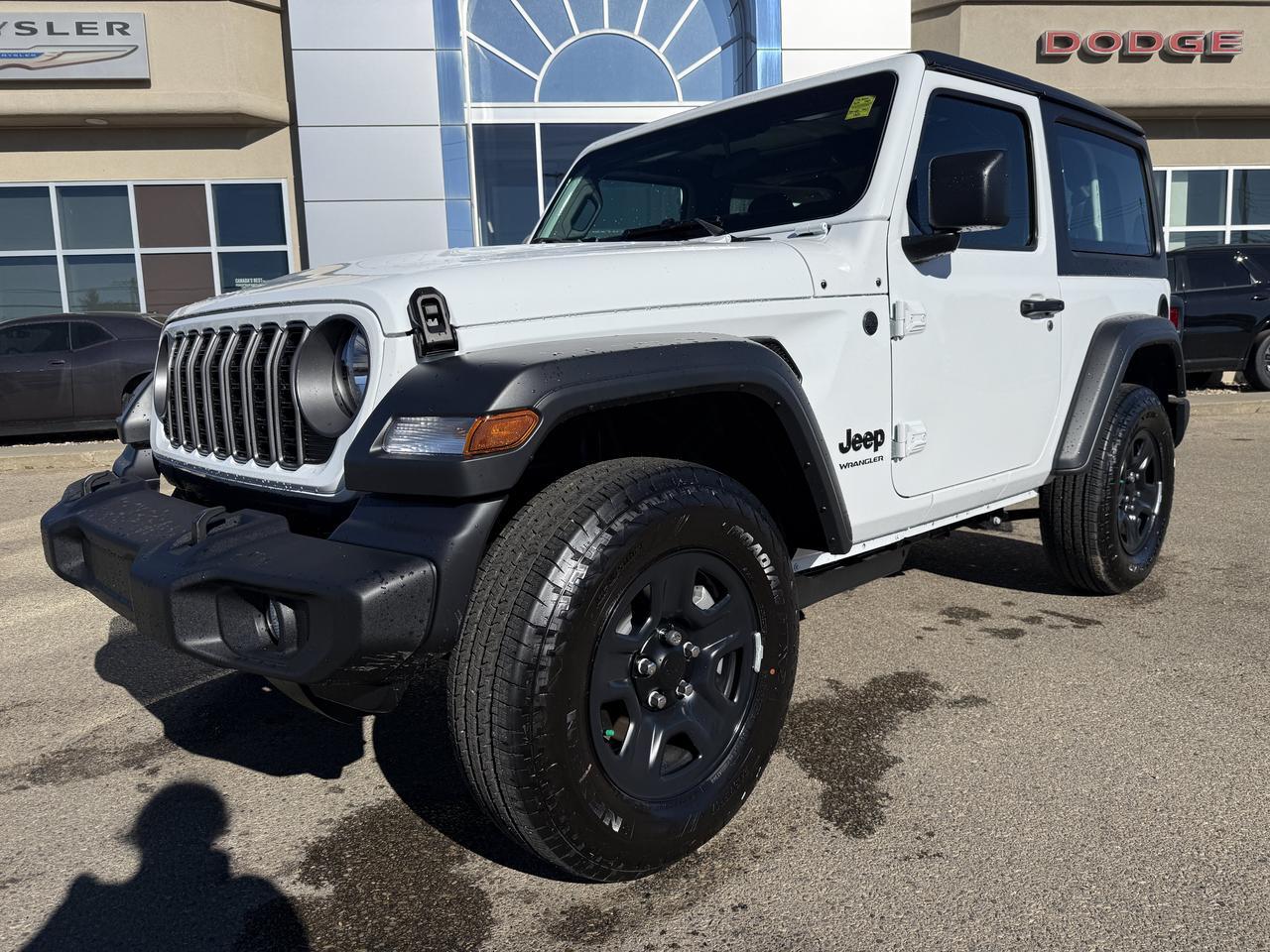 2026 Jeep Wrangler Sport 4x4 | 2L Turbo | 3 Piece Hardtop | Backup Camera | 17IN Black Wheels | 2 Door
