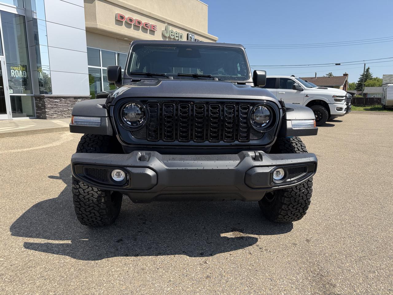 2026 Jeep Wrangler Willys 4 Door 4x4 | 33IN Off Road Tires | Uconnect 5 | Off Road Plus Mode | V6 Engine Redwater AB