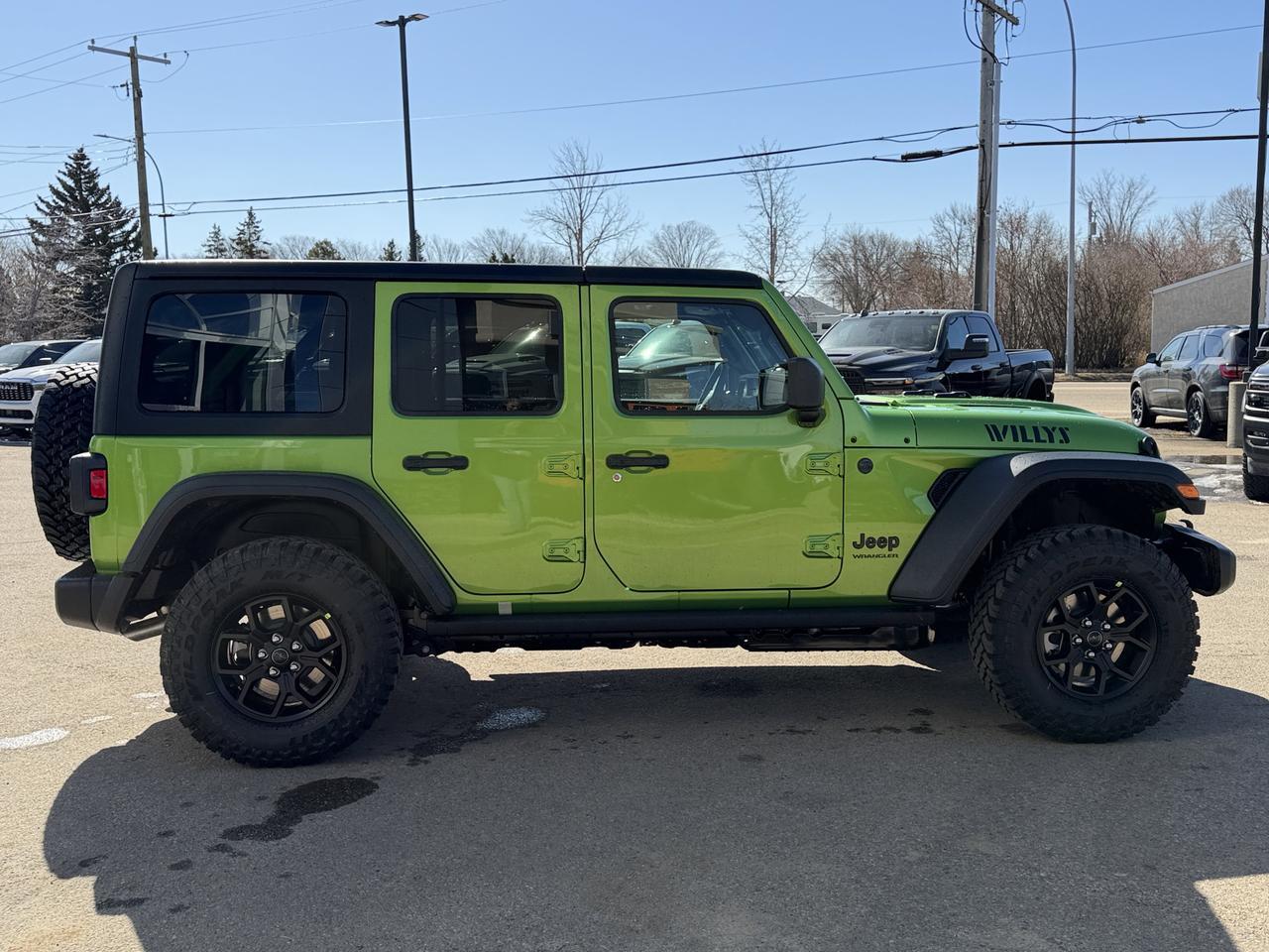 2026 Jeep Wrangler Willys 4x4 | V6 | 33IN Off Road Tires | Heated Seats | Remote Start | Mojito Redwater AB