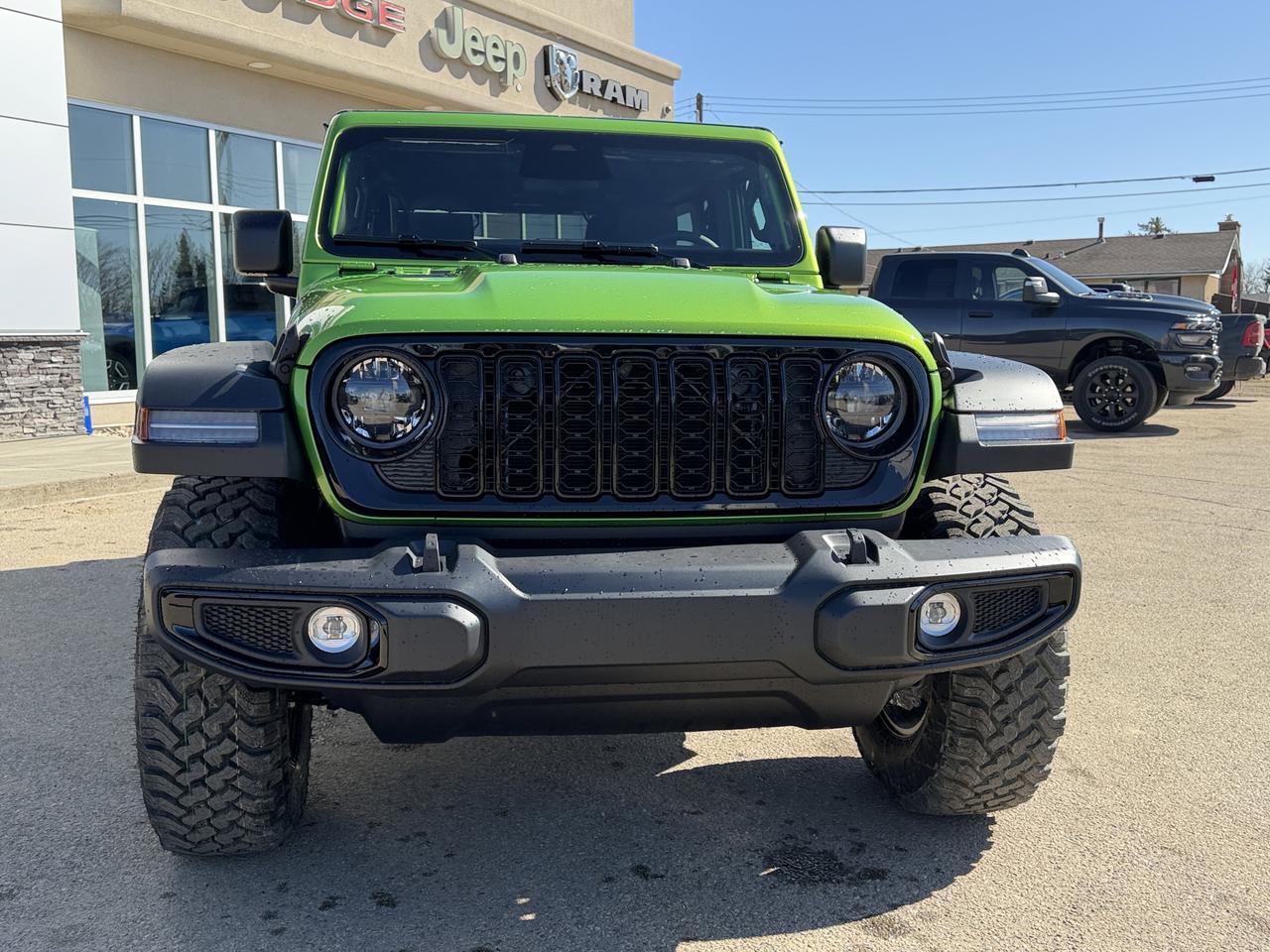 2026 Jeep Wrangler Willys 4x4 | V6 | 33IN Off Road Tires | Leather Heated Seats | Remote Start | Mojito Redwater AB