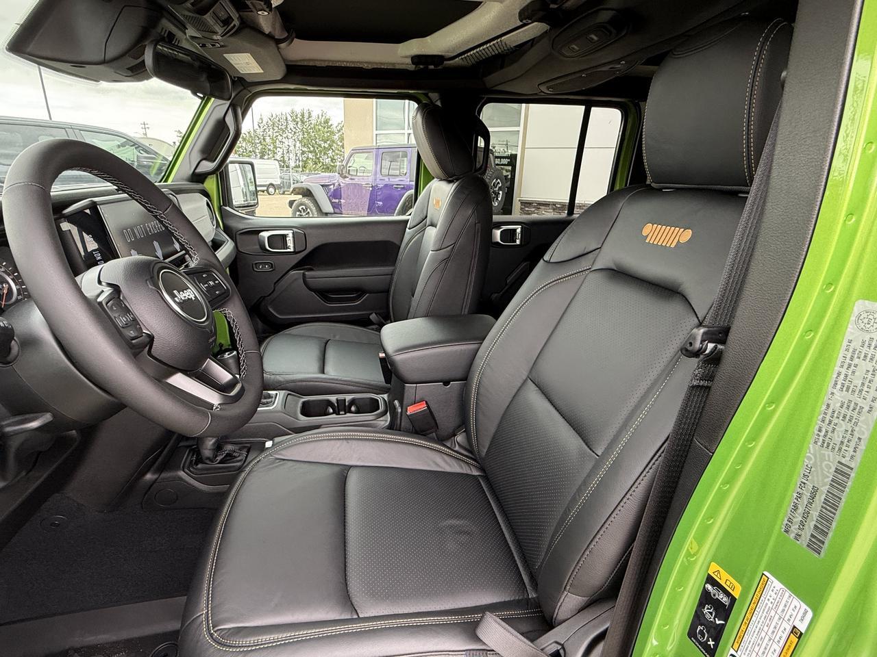 2026 Jeep Wrangler Willys 4x4 | V6 Pentastar | Mojito | Black Leather | Black Freedom 3 Piece Hardtop | 12IN Display Redwater AB