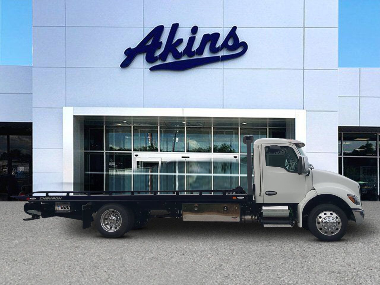 2026 Kenworth No Model T-280 Equipped with 21.5ft Chevron LCG Rollback