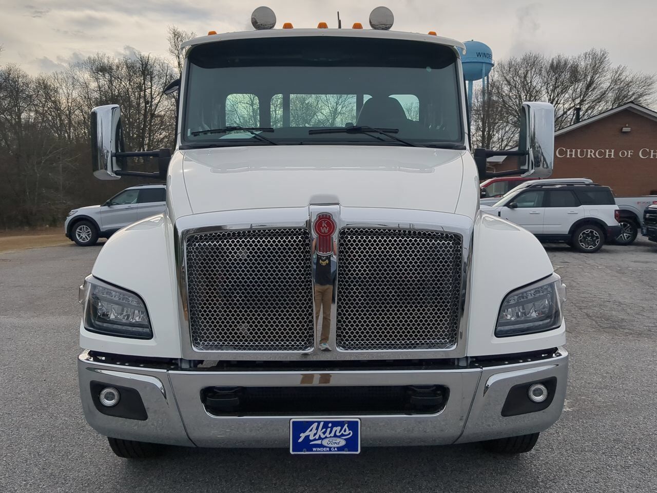 2026 Kenworth No Model T-280 Equipped with 21.5ft Chevron LCG Rollback Winder GA
