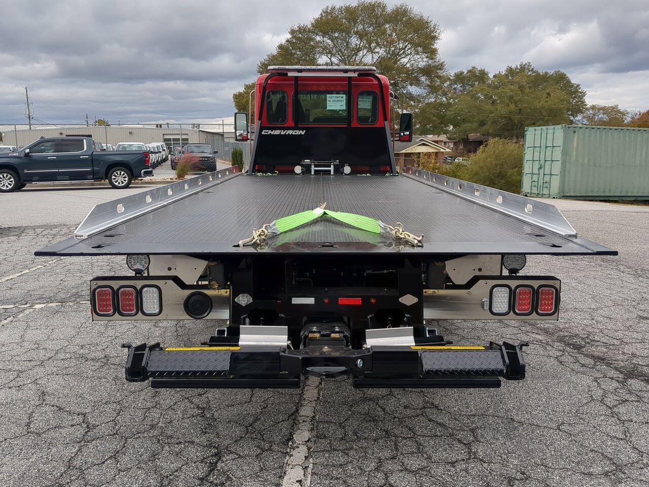 2026 Kenworth T-280 equipped with 21.5ft Chevron LCG Rollback Winder GA