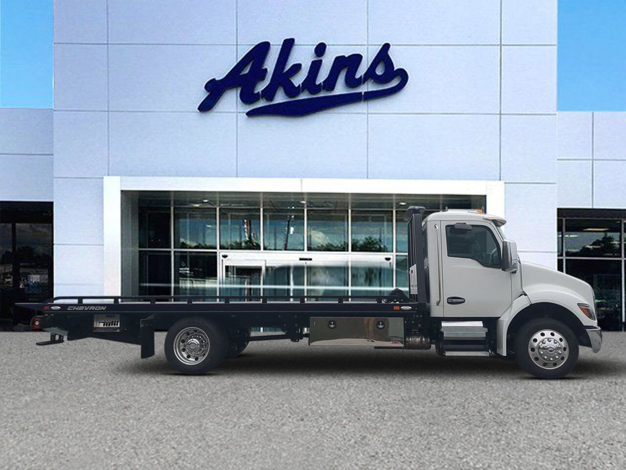 2026 Kenworth T-280 equipped with 21.5ft Chevron LCG Rollback