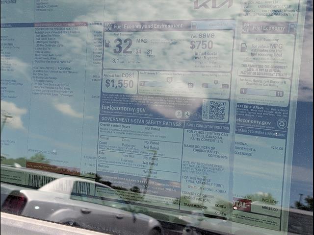 2026 Kia Carnival Hybrid SX Prestige Chattanooga TN