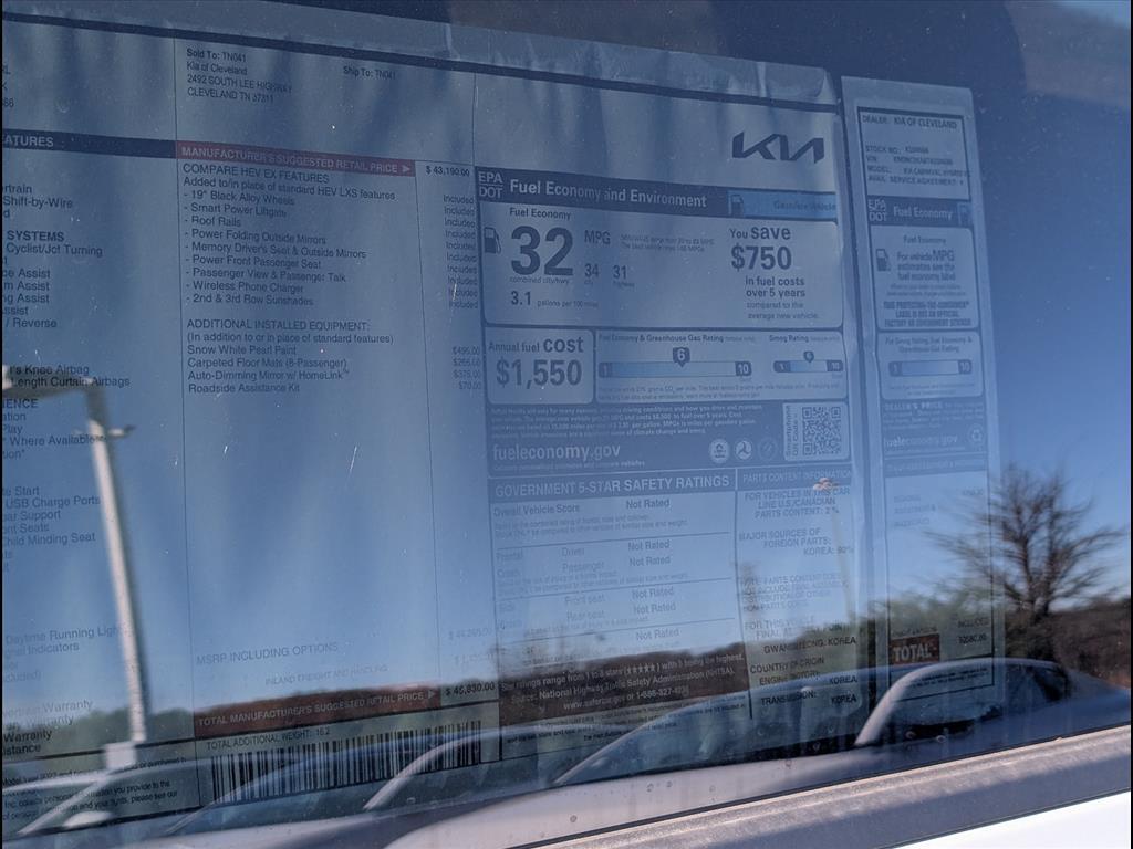 2026 Kia Carnival MPV Hybrid EX Chattanooga TN