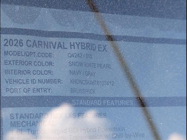 2026 Kia Carnival MPV Hybrid EX Chattanooga TN