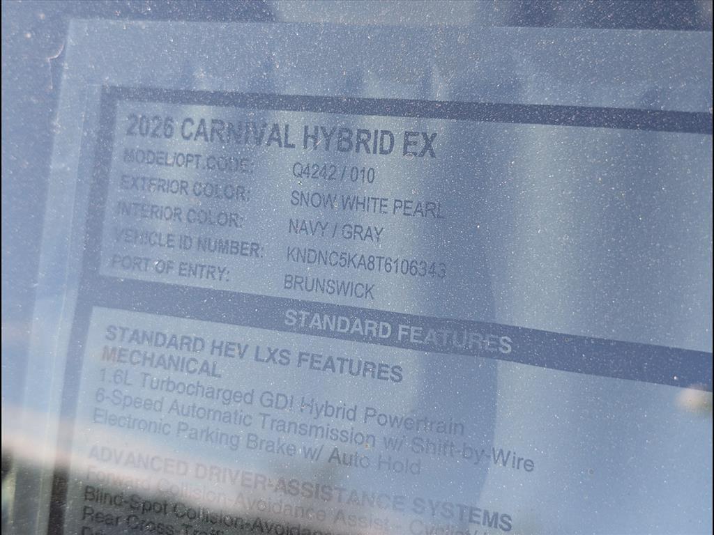 2026 Kia Carnival MPV Hybrid EX Chattanooga TN