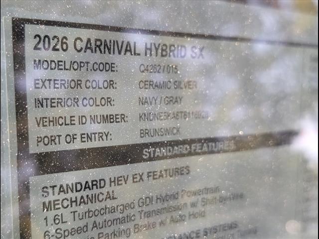 2026 Kia Carnival MPV Hybrid SX Chattanooga TN