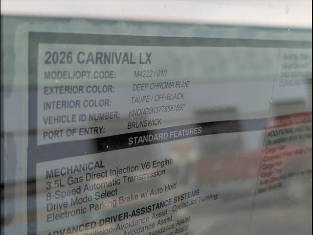 2026 Kia Carnival MPV LX Chattanooga TN