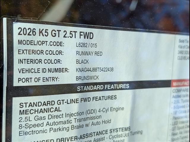 2026 Kia K5 GT Chattanooga TN