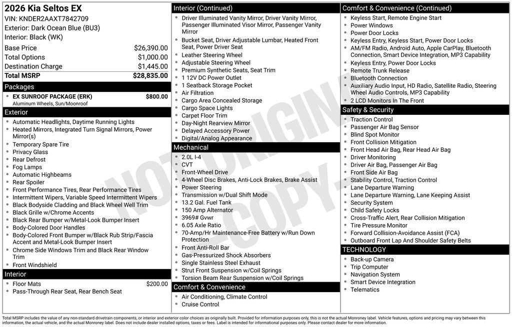 2026 Kia Seltos EX Akron OH