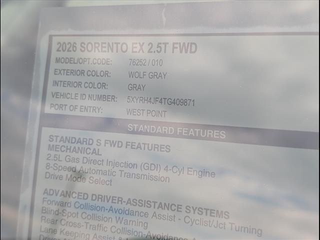 2026 Kia Sorento EX Chattanooga TN