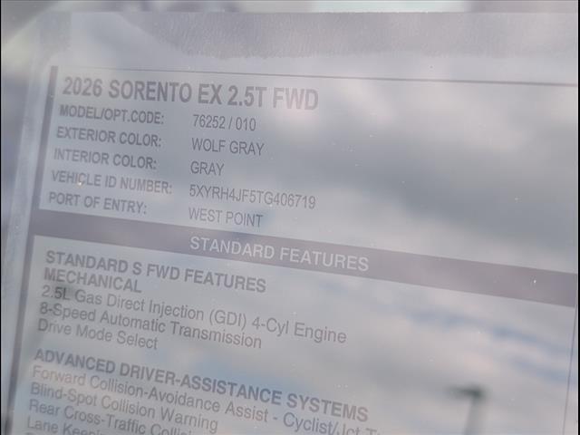 2026 Kia Sorento EX Chattanooga TN