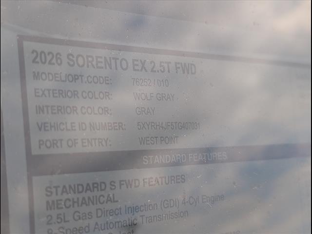 2026 Kia Sorento EX Chattanooga TN