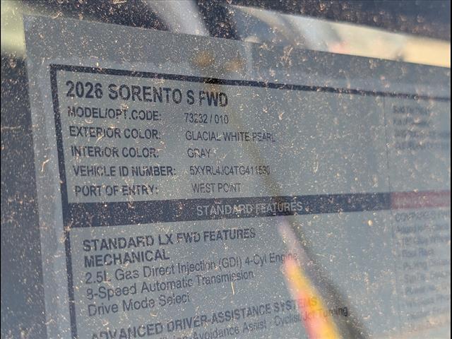 2026 Kia Sorento S Chattanooga TN