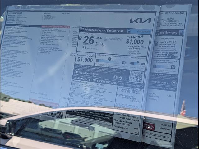 2026 Kia Sorento S Chattanooga TN
