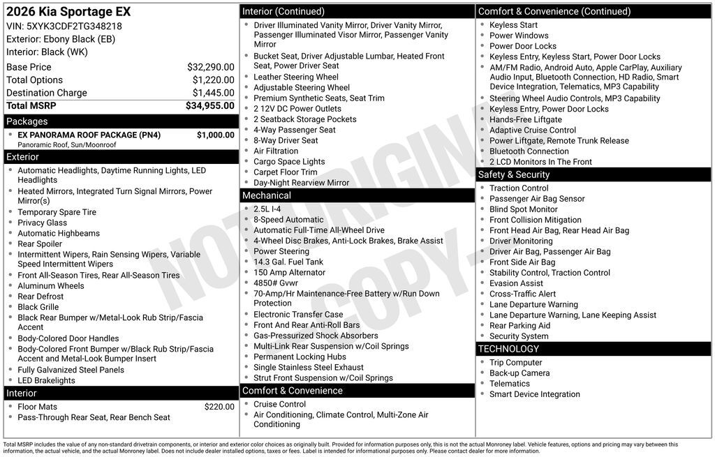 2026 Kia Sportage EX Akron OH