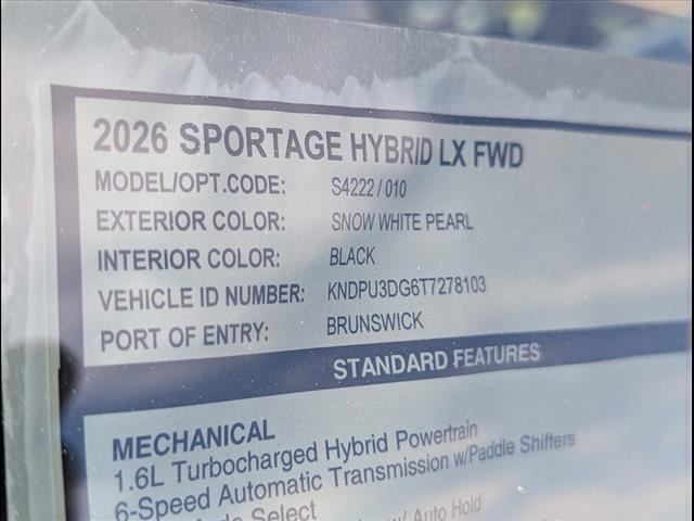 2026 Kia Sportage Hybrid LX Chattanooga TN