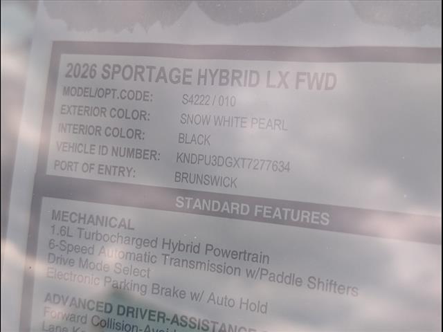 2026 Kia Sportage Hybrid LX Chattanooga TN