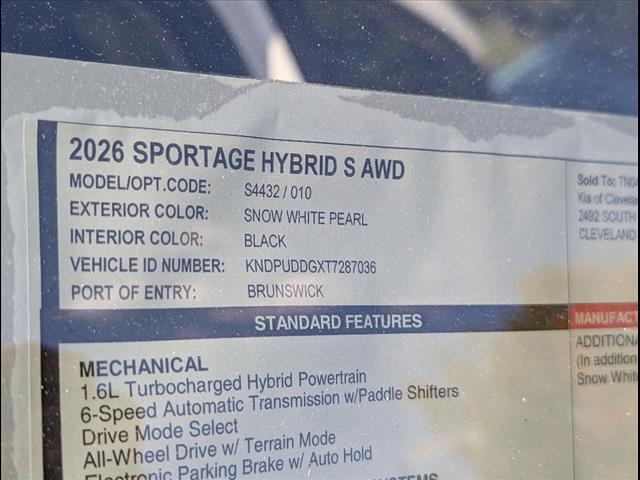 2026 Kia Sportage Hybrid S Chattanooga TN