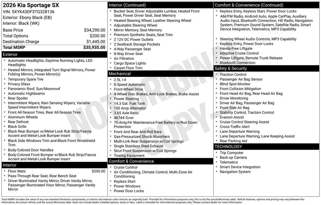 2026 Kia Sportage SX Akron OH