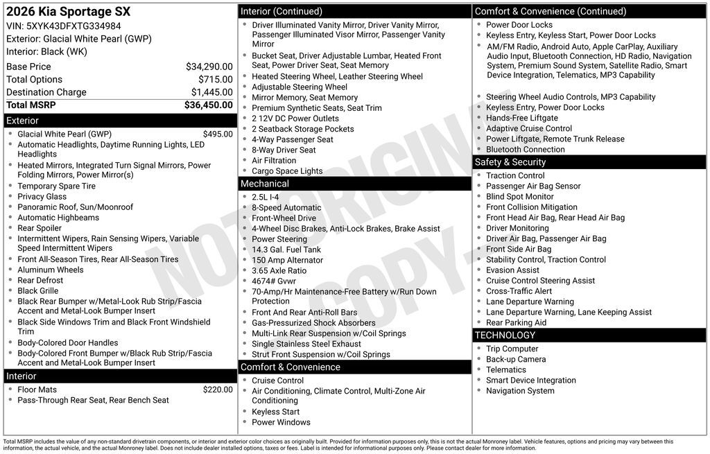 2026 Kia Sportage SX Akron OH