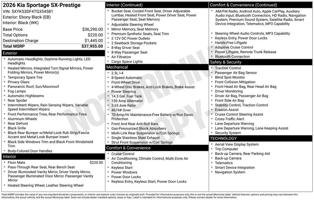 2026 Kia Sportage SX-Prestige Akron OH