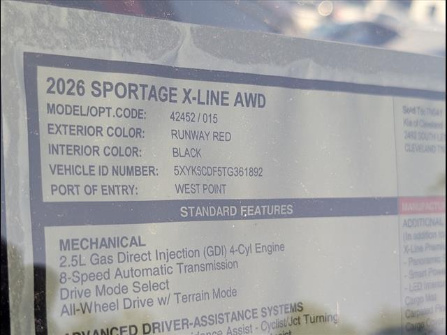 2026 Kia Sportage X-Line Chattanooga TN