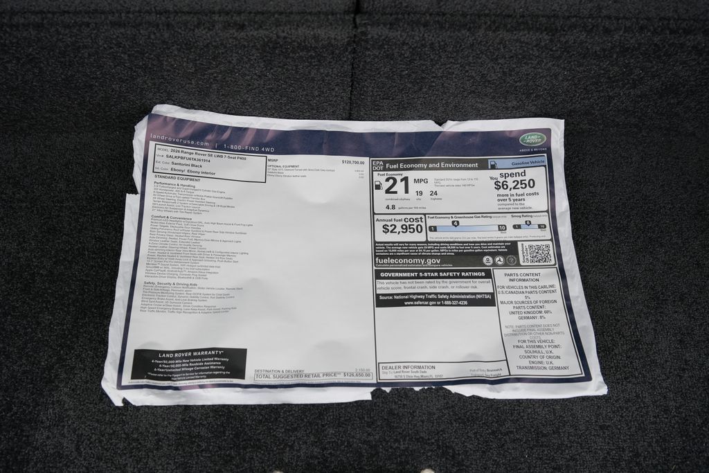 2026 Land Rover Range Rover SE Miami FL