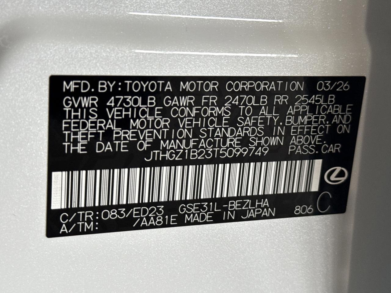 2026 Lexus IS 350 F SPORT San Antonio TX