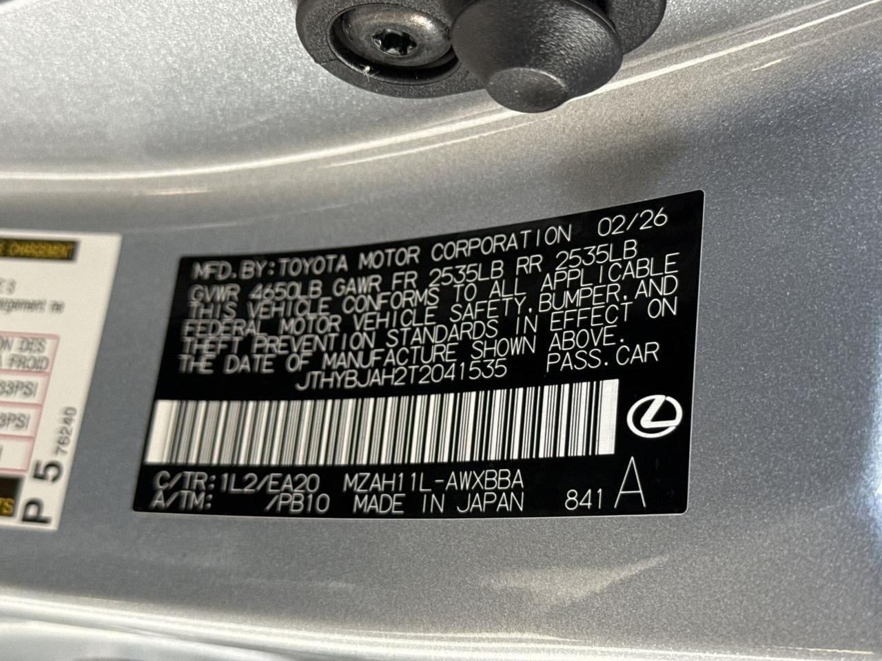 2026 Lexus UX 300h San Antonio TX