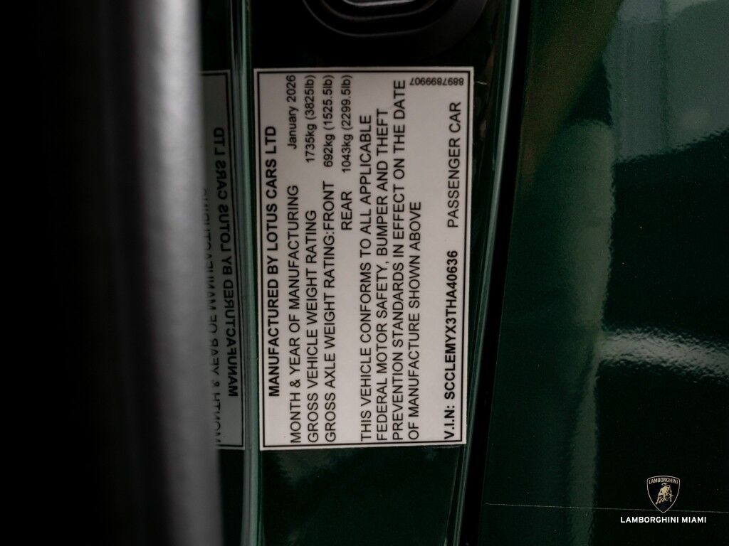 2026 Lotus Emira Turbo SE North Miami Beach FL