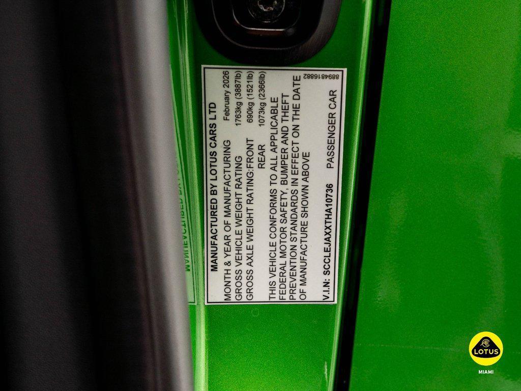 2026 Lotus Emira V6 SE Coupe North Miami Beach FL