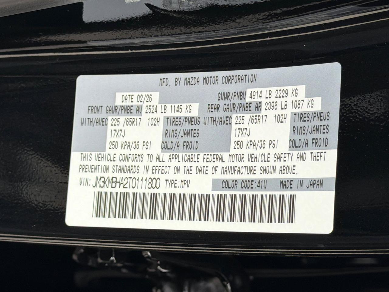 2026 MAZDA CX-5 2.5 S Select Hagerstown MD