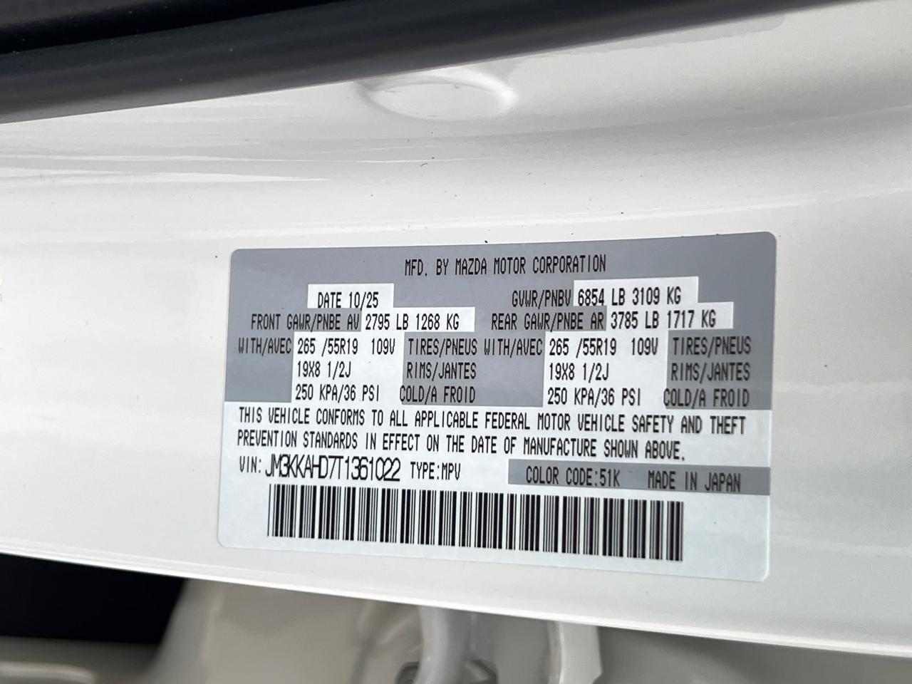 2026 MAZDA CX-90 3.3 Turbo Select Hagerstown MD