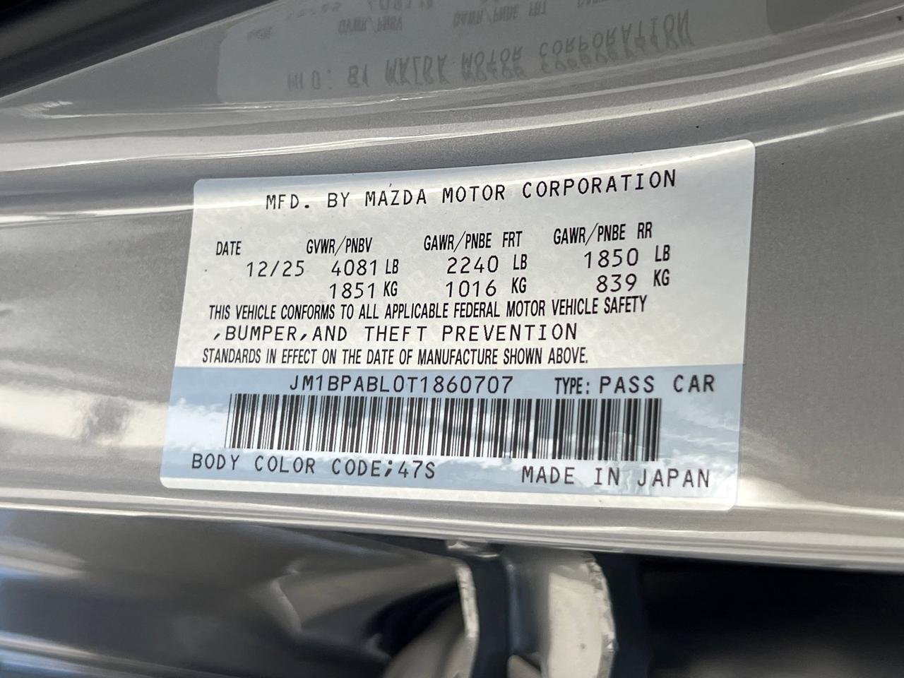 2026 MAZDA Mazda3 2.5 S Select Sport Hagerstown MD