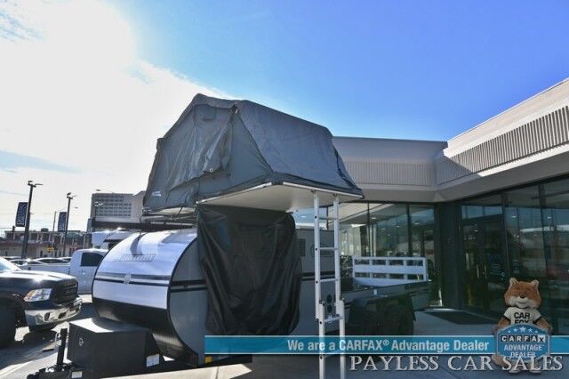 2026 MODERN BUGGY ULTIMATE HAULER UH18 / Dual 3500LBS Axles / 4500LBS Payload / Bed 10.6ft x 5.8ft / GVWR 7000LBS / Sleeps 4 / RECPRO Roof Tent & Awning / Camco Electric cooler / Perfect Aire AC / Solar Power / All Terrain Tires Anchorage AK