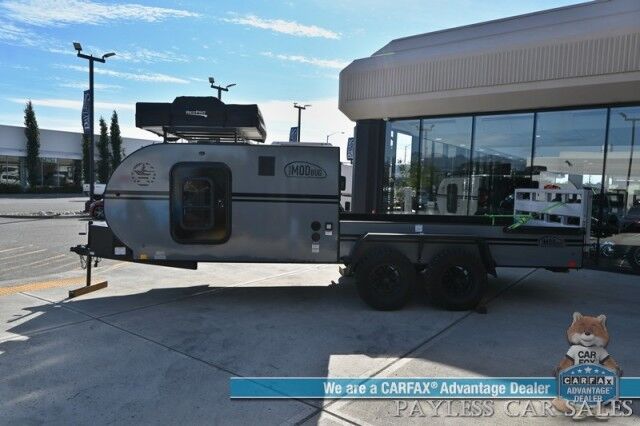 2026 MODERN BUGGY ULTIMATE HAULER UH18 / Dual 3500LBS Axles / 4500LBS Payload / Bed 10.6ft x 5.8ft / GVWR 7000LBS / Sleeps 4 / RECPRO Roof Tent & Awning / Camco Electric cooler / Perfect Aire AC / Solar Power / All Terrain Tires Anchorage AK