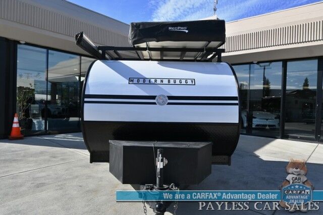 2026 MODERN BUGGY ULTIMATE HAULER UH18 / Dual 3500LBS Axles / 4500LBS Payload / Bed 10.6ft x 5.8ft / GVWR 7000LBS / Sleeps 4 / RECPRO Roof Tent & Awning / Camco Electric cooler / Perfect Aire AC / Solar Power / All Terrain Tires Anchorage AK