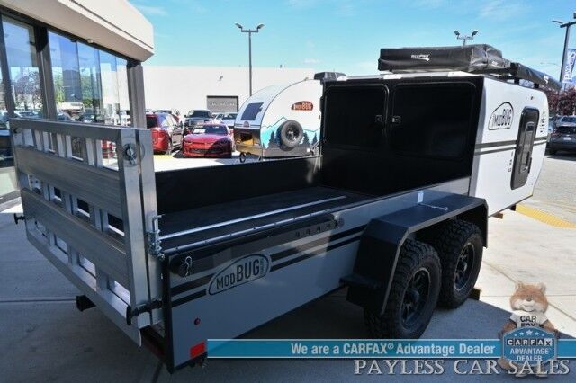 2026 MODERN BUGGY ULTIMATE HAULER UH18 / Dual 3500LBS Axles / 4500LBS Payload / Bed 10.6ft x 5.8ft / GVWR 7000LBS / Sleeps 4 / RECPRO Roof Tent & Awning / Camco Electric cooler / Perfect Aire AC / Solar Power / All Terrain Tires Anchorage AK