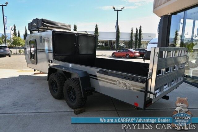 2026 MODERN BUGGY ULTIMATE HAULER UH18 / Dual 3500LBS Axles / 4500LBS Payload / Bed 10.6ft x 5.8ft / GVWR 7000LBS / Sleeps 4 / RECPRO Roof Tent & Awning / Camco Electric cooler / Perfect Aire AC / Solar Power / All Terrain Tires Anchorage AK