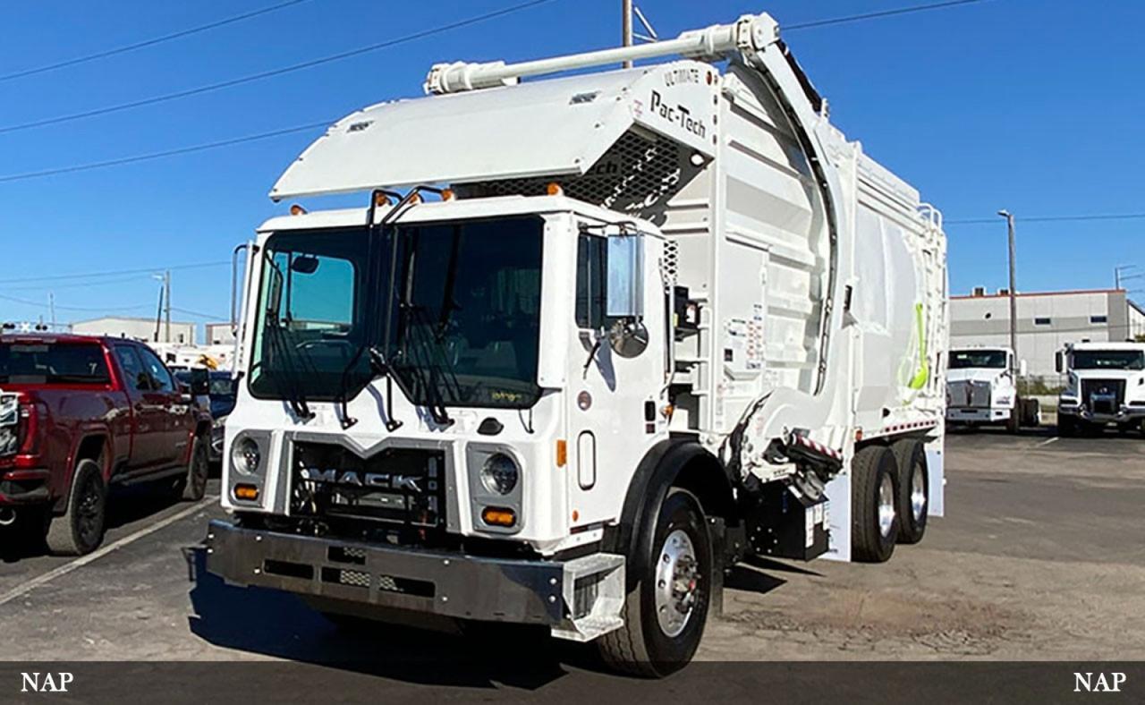 2026 Mack TERRAPRO 40 yard Pac-Tech Front Loader Garbage Truck
