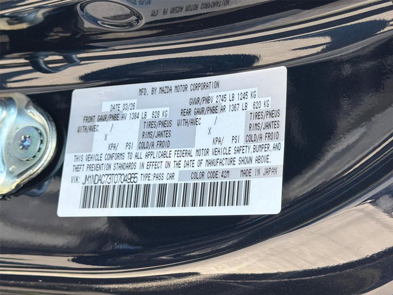 2026 Mazda MX-5 Miata Club Hagerstown MD
