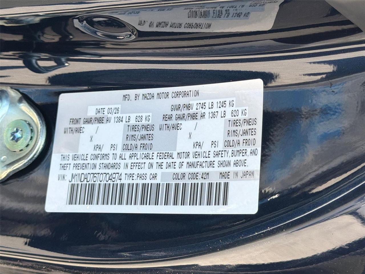 2026 Mazda MX-5 Miata Grand Touring Hagerstown MD